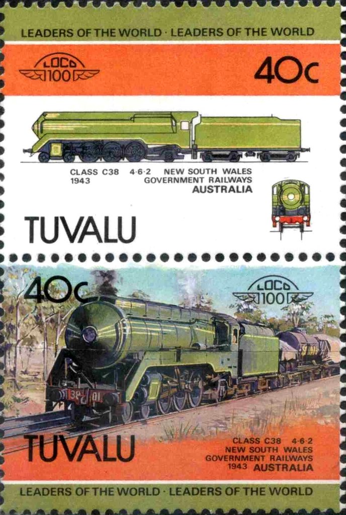 Class C38 4-6-2 New South Wales Government Railways Austral…