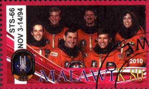 Stamp, Sts-66, Cinderellas,  , Astronauts