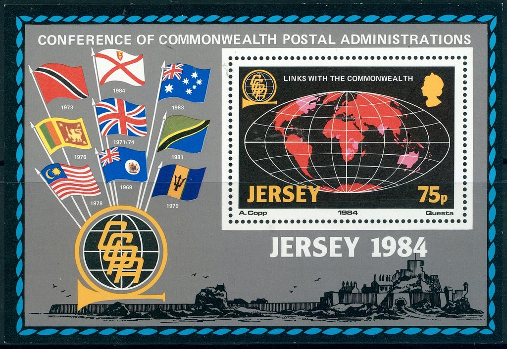 Conference Post Offices Commonwealth Souvenir Sheet