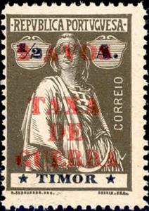 Stamp, Ceres - overprinted, East Timor,  