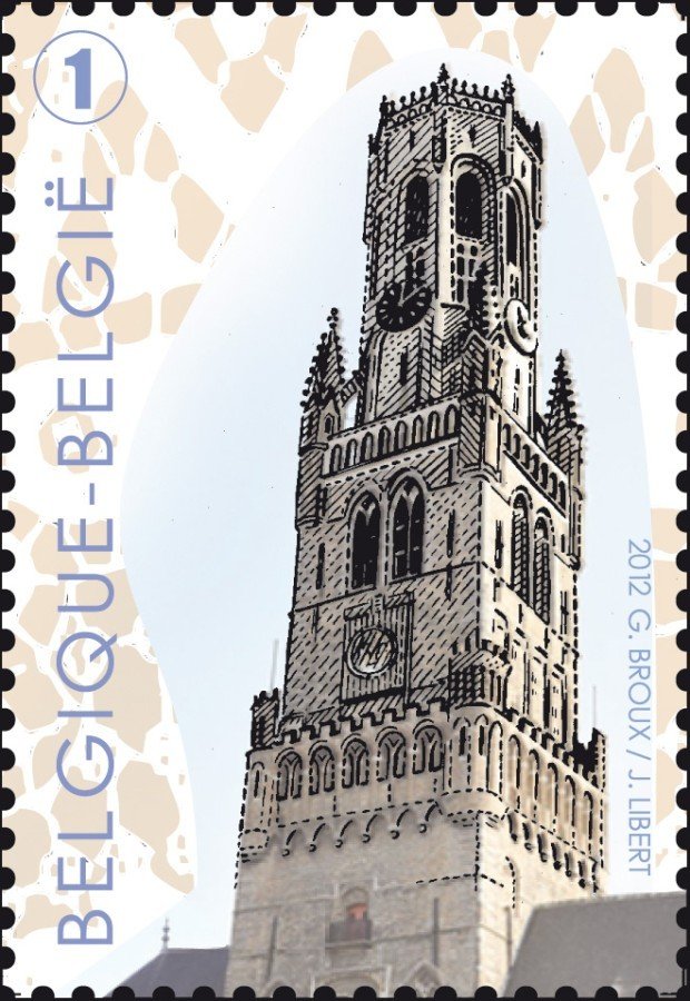 Market Square of Bruges: Belfry