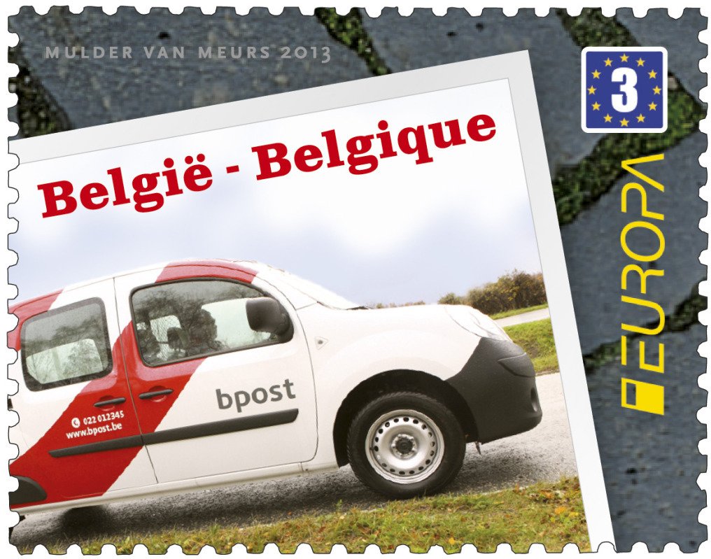 Pickup Truck Renault Kangoo from Belgian Post