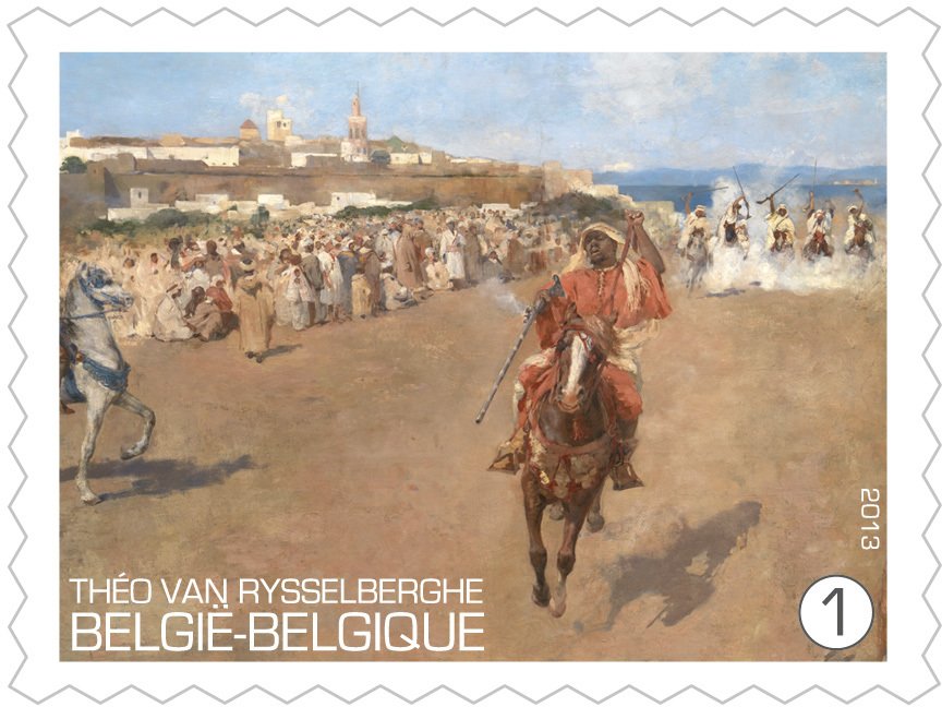 Théo van Rysselberghe: Arabic fantasia. 1884.