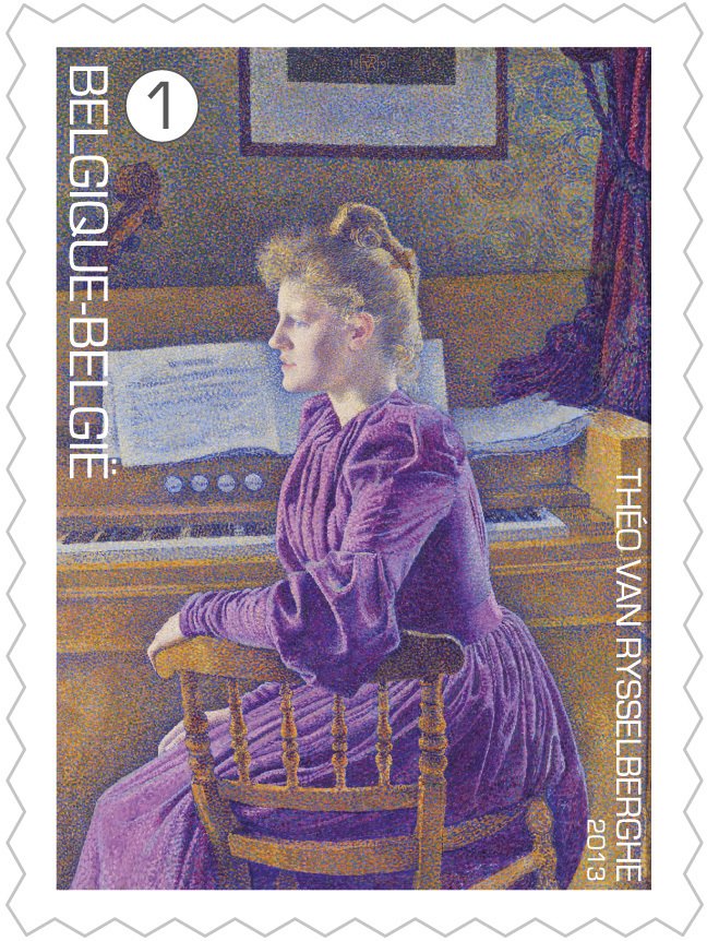 Théo van Rysselberghe: Marie Sethé on the Harmonium. 1891.
