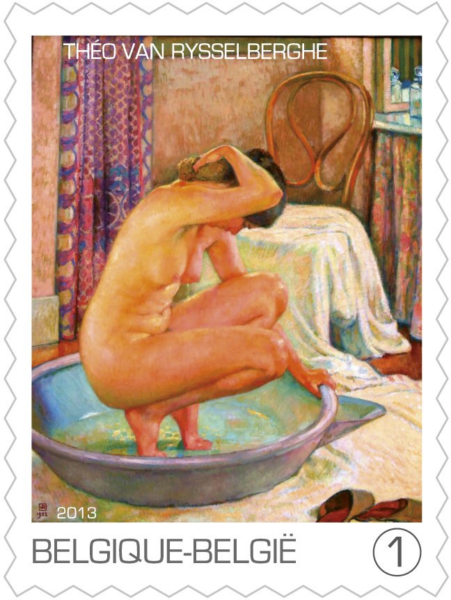 Théo van Rysselberghe: Bathing Woman. 1922.