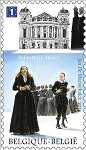 Stamp, Antwerp Opera: "Don Carlos" - Giuseppe Verdi, Belgium,  