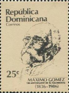 Stamp, Maximo Gomez (1836-1905), Dominican Republic,  