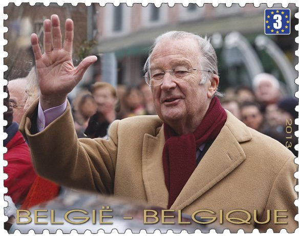 King Albert II, greeting the public