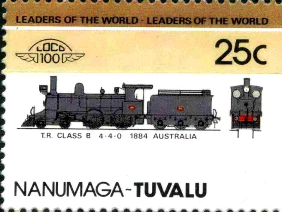 TR Class B 4-4-0 1884 Australia