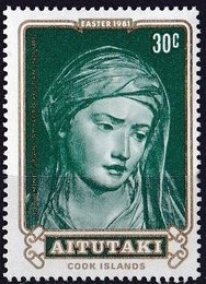 Stamp, Holy Mary, Aitutaki,  