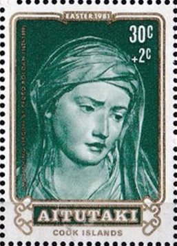 Stamp, Holy Mary, Aitutaki,  