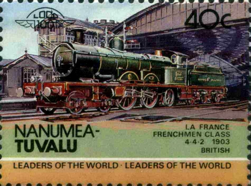 LA France Frenchmen Class 4-4-2 1903 British