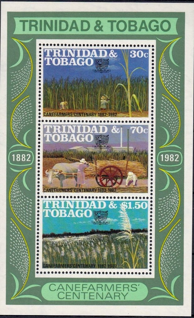Sheet of 3, Canefarmers' Centenary