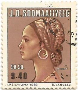 Stamp, Native woman, Somalia,  , Suits and Costumes, Women