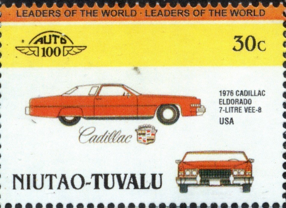 Automobile type of 1984 - 1976 Cadillac Eldorado USA