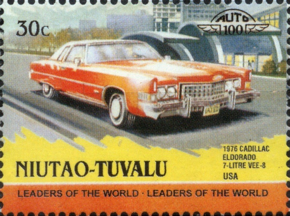 Automobile type of 1984 - 1976 Cadillac Eldorado USA