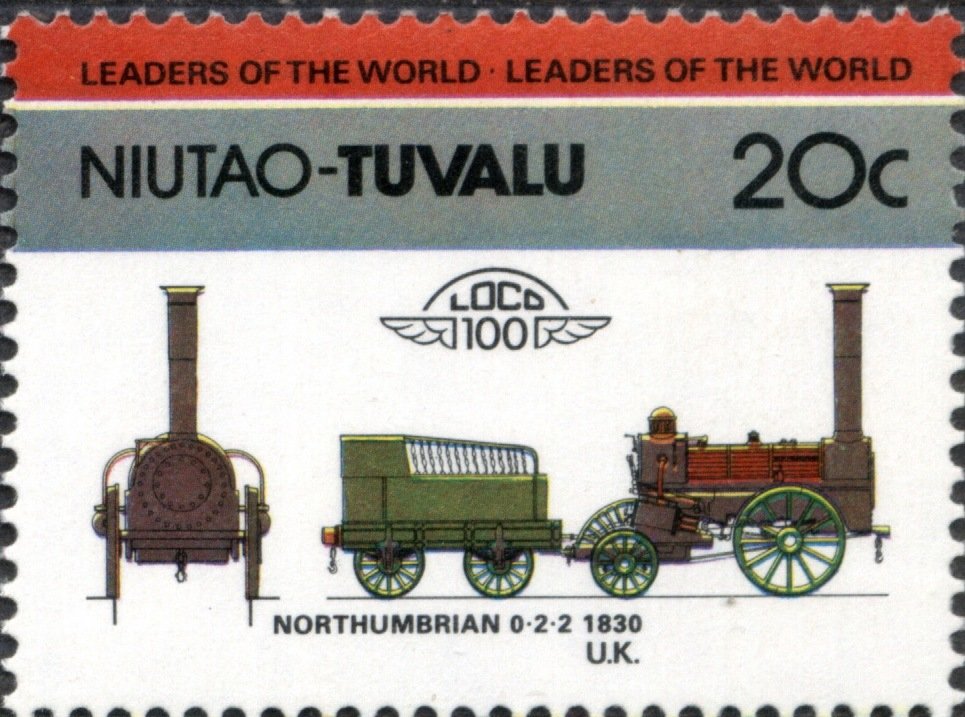 Northumbrian 0-2-2 1830 U.K.