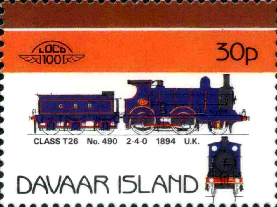 Class T26 No.490 2-4-0 1894 UK