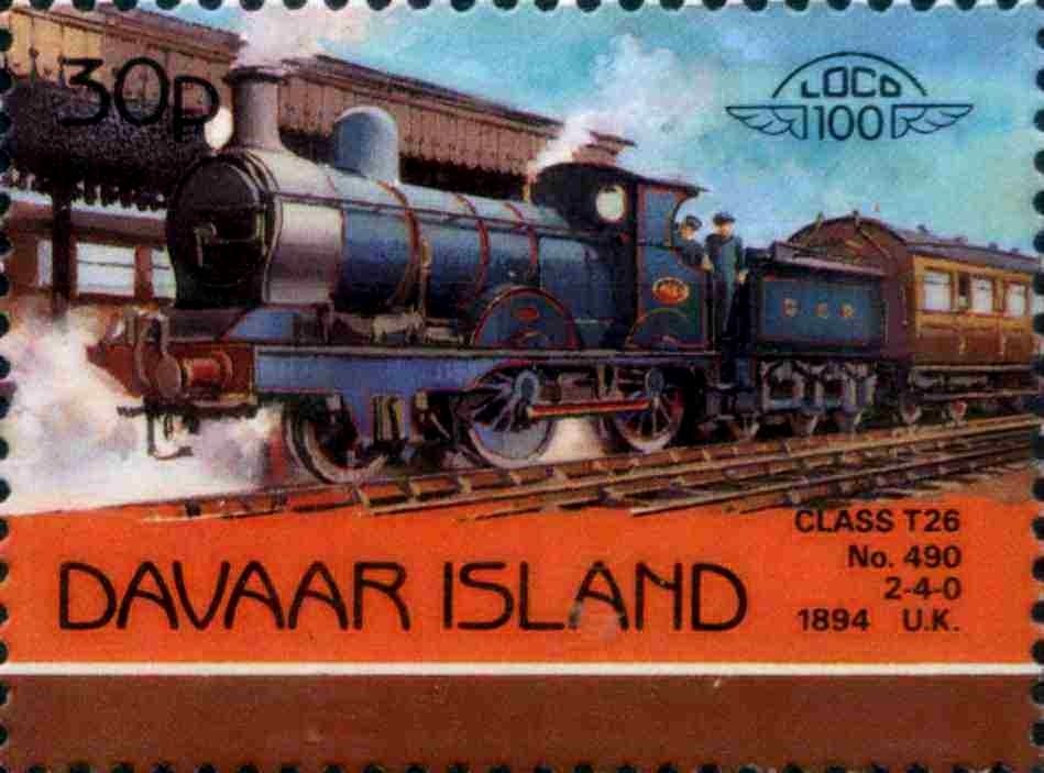 Class T26 No.490 2-4-0 1894 UK