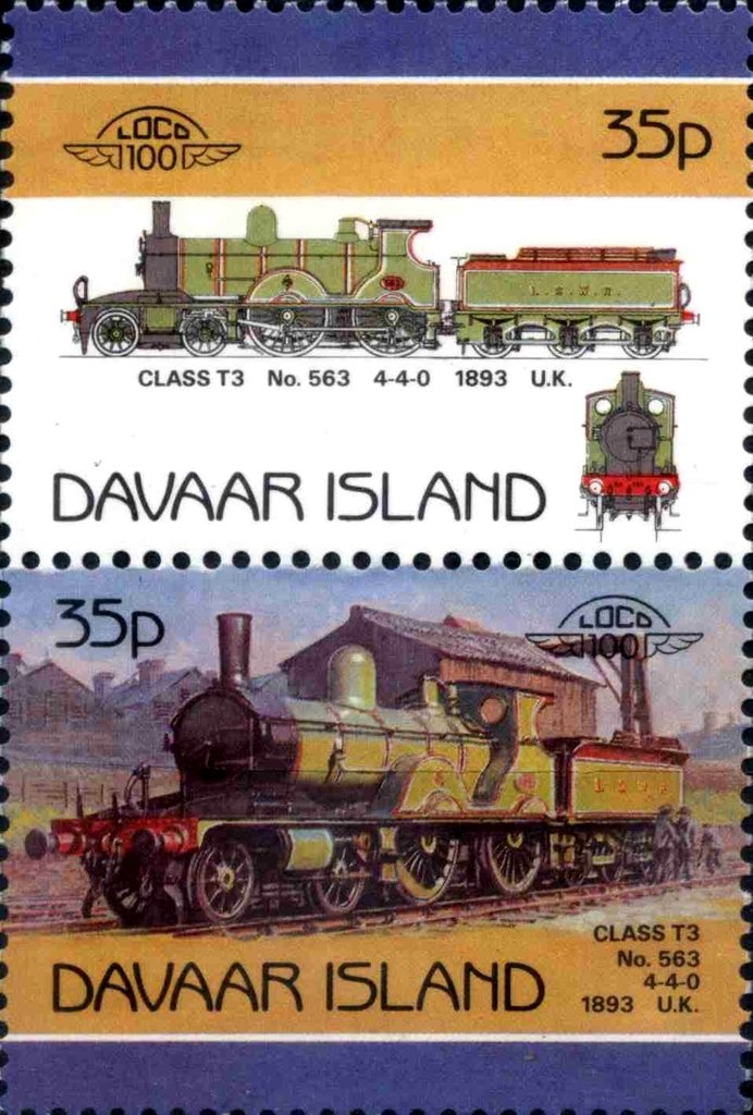 Class T3 No.563 4-4-0 1893 UK