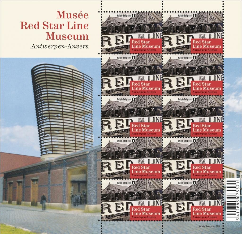 Sheetlet Red Star Line Musuem at Antwerp
