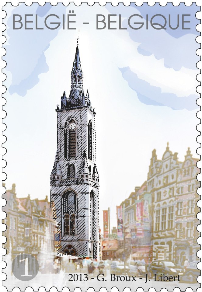 Belfry at Tournai's Grand)Place