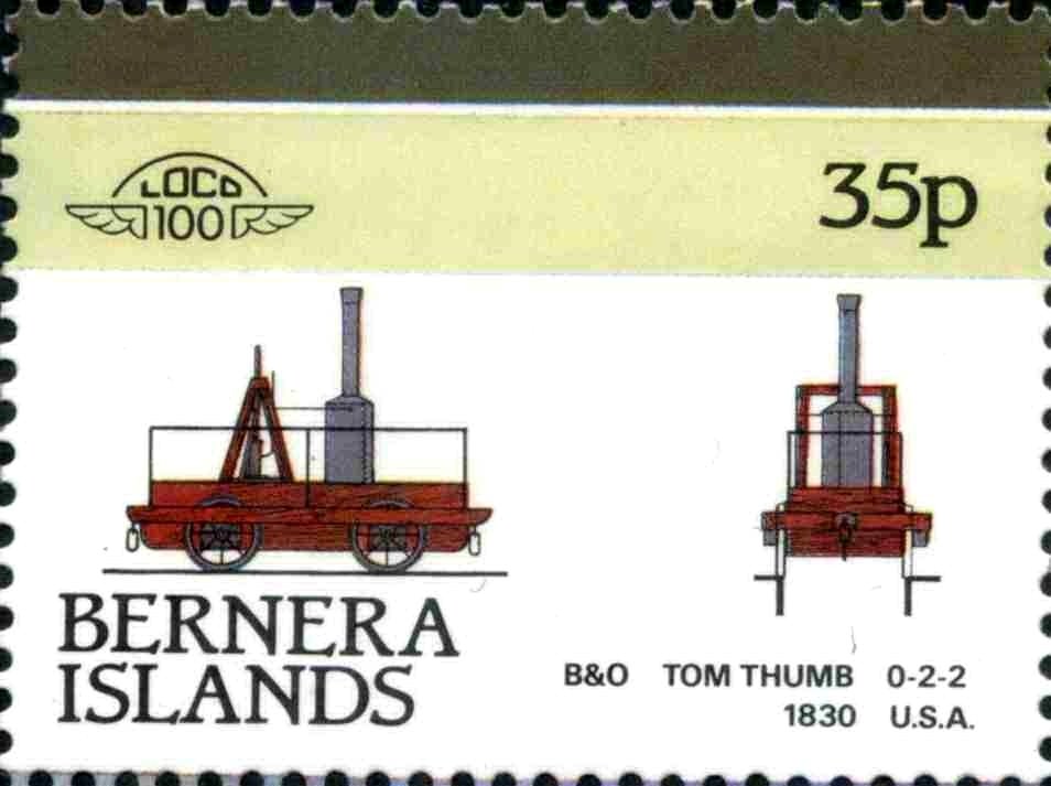 B&O Tom Thumb 0-2-2 1830 USA