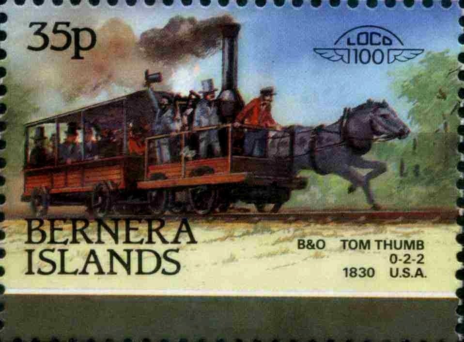 B&O Tom Thumb 0-2-2 1830 USA