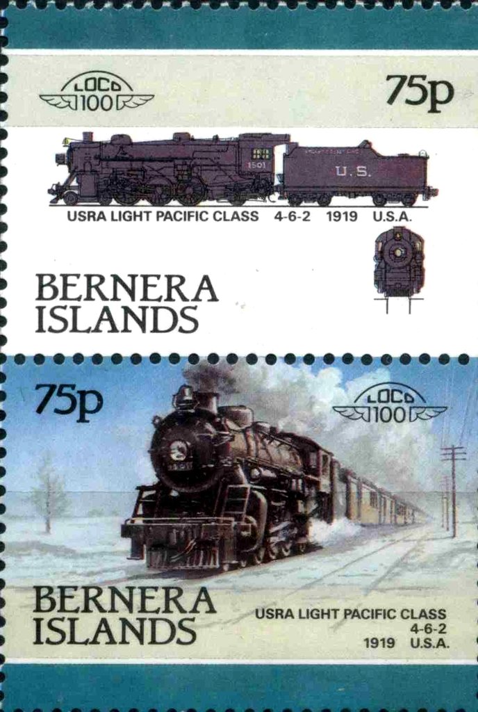 Usra Light Pacific Class 4-6-2 1919 USA