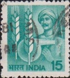 Farmer, retort & corn