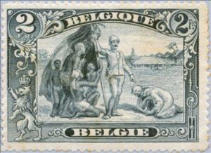 Stamp, Various, Belgium,  , Flags