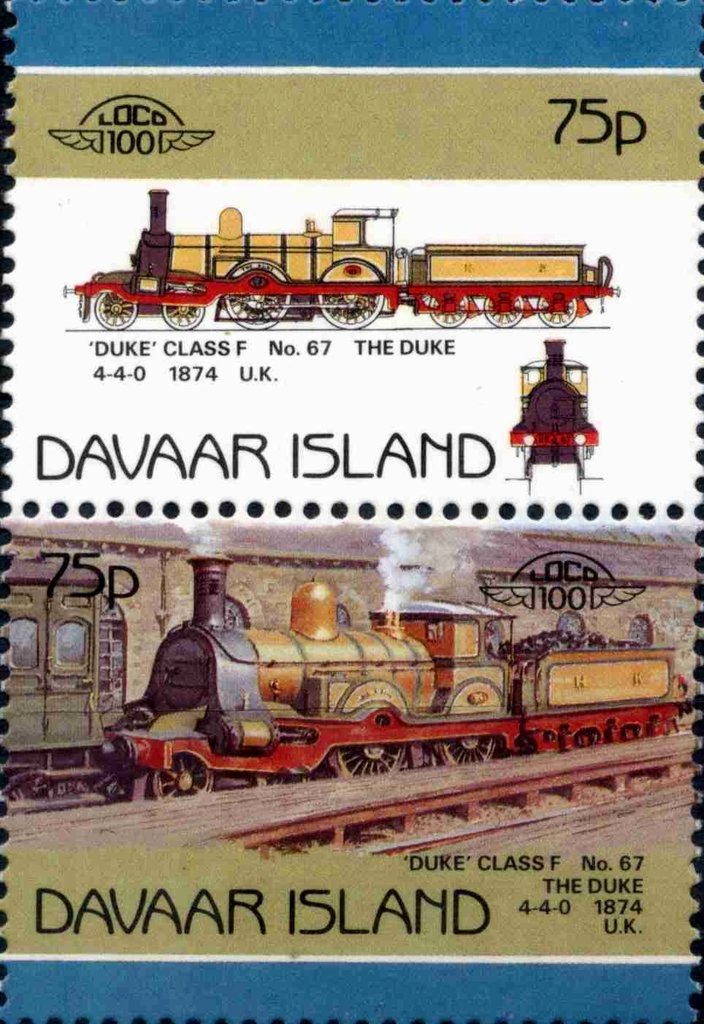 Duke Class F No.67 The Duke 4-4-0 1874 UK