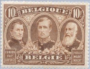 Stamp, Various, Belgium,  , Heads of State, Kings