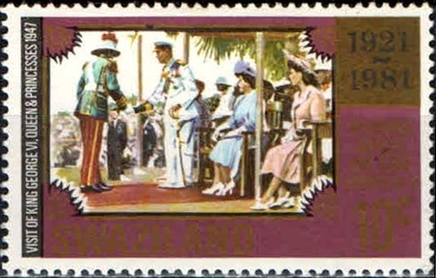 Visit of royal family, 1947