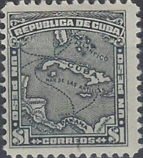 Map of Cuba