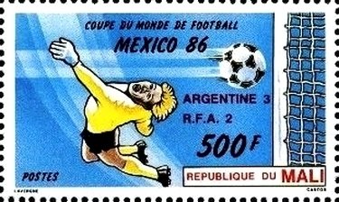 Stamp, Game Scenes, Mali,  , Football (Soccer)