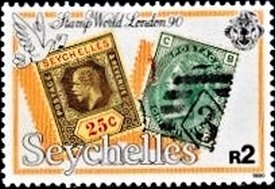 Stamps of Seychelles and Great Britain