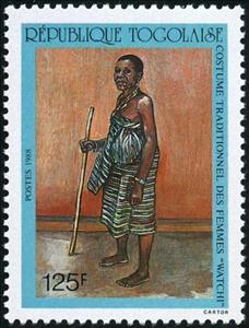 Stamp, Watchi, Togo,  , Suits and Costumes