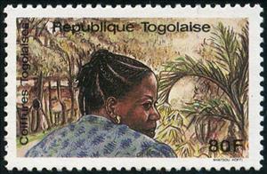 Stamp, Coiffures Togolaises, Togo,  