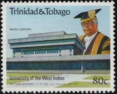 Chancellors and Campus Buildings, Sir Hugh Wooding, Main Li…