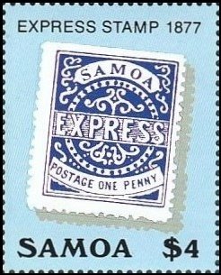 Stamp, 500th anniversary of the Discovery of America by C. Columbus, Samoa,  , Anniversaries and Jubilees, Stamps