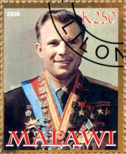 Stamp, Yuri Gagarin, Cinderellas,  , People