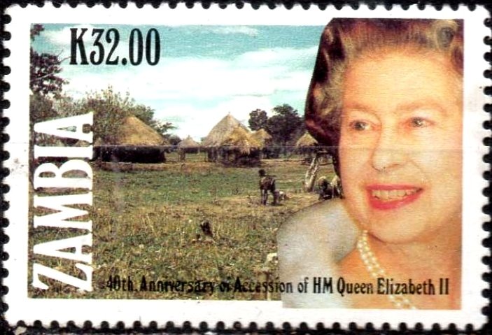 Queen Elizabeth II and country views