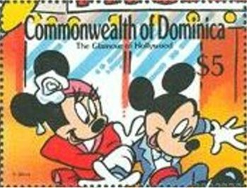 Stamp, Micky and Minnie, Dominica,  , Cartoons, Disney