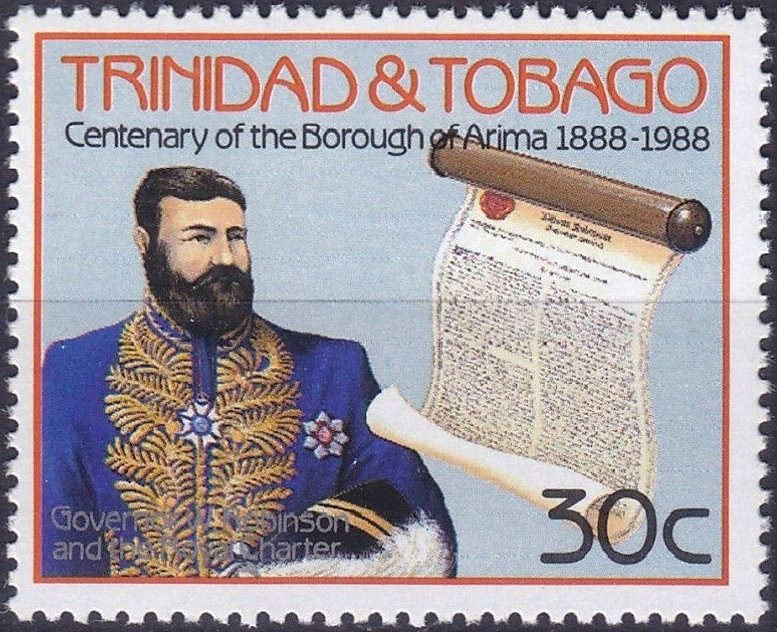 Governor W. Robinson, royal charter