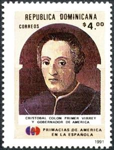 Stamp, Exploring Americas, Dominican Republic,  