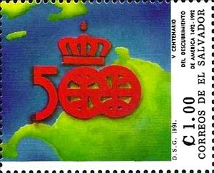 Stamp, Maps, El Salvador,  , Maps