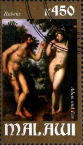 Stamp, Rubens, Cinderellas,  , Nudes, Paintings