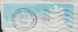 Stamp, Timbres de Distributeurs, France,  