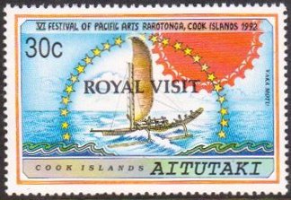 VI Festival of Pacific Arts, overprinted